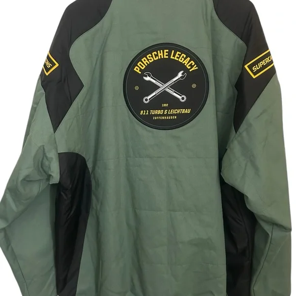 New men’s puma jacket 2XL Green $180 - Picture 2 of 7